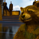 Ilustración para el artículo titulado Nunca verás igual a Rocket Raccoon después de ver cómo grabaron sus escenas en Avengers: Endgame